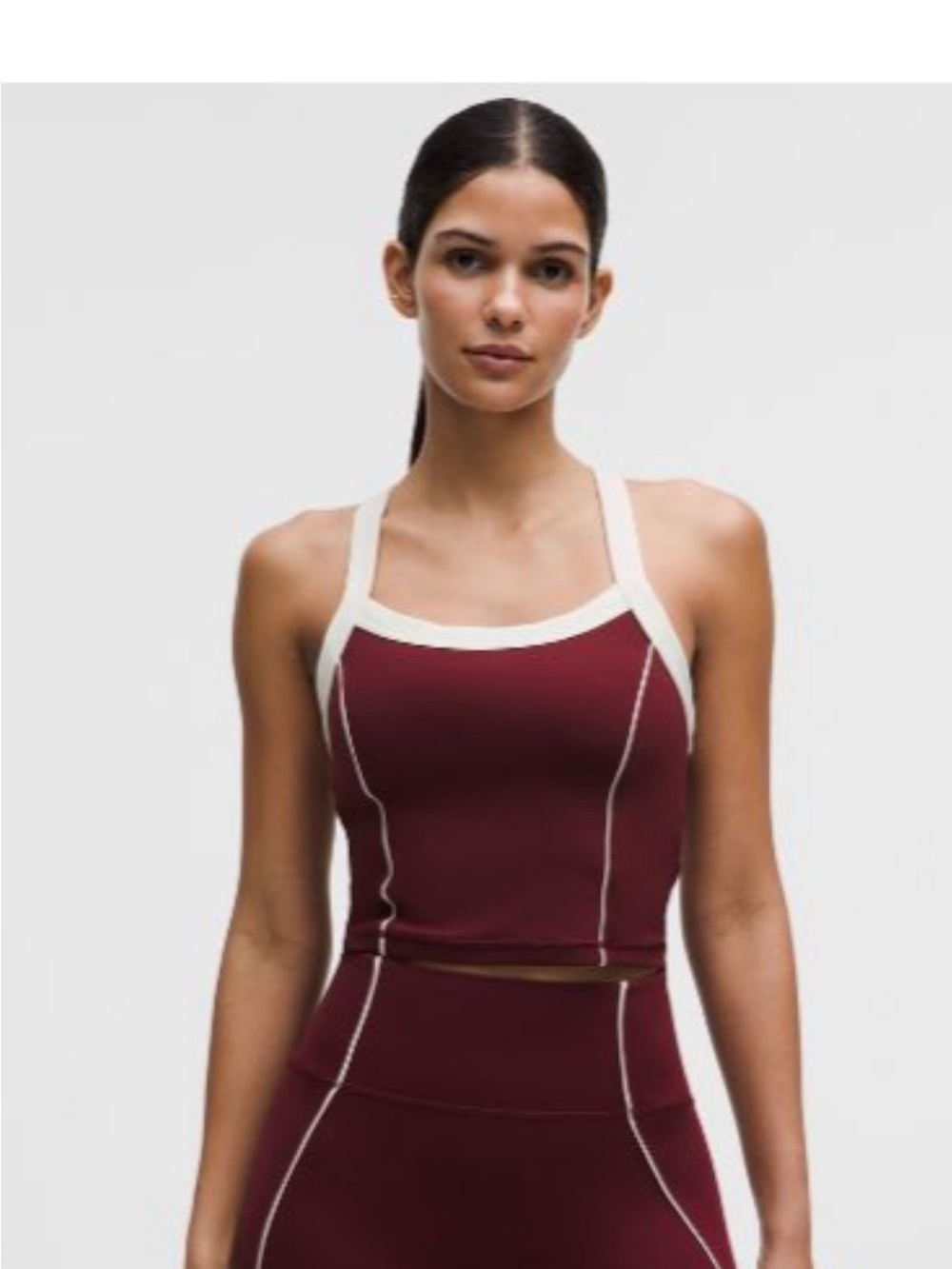 lululemon wunder train piped strappy tank top